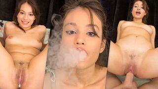 Banned Stories - FULL SCENE College TEEN Liv Wild VAPING and Giving Blowjob in Public